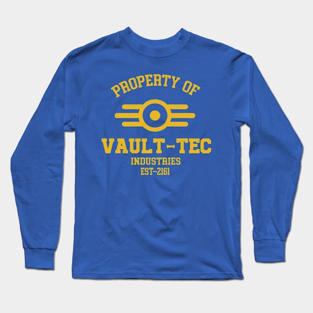 Property of vault tec Long Sleeve T-Shirt by Melonseta